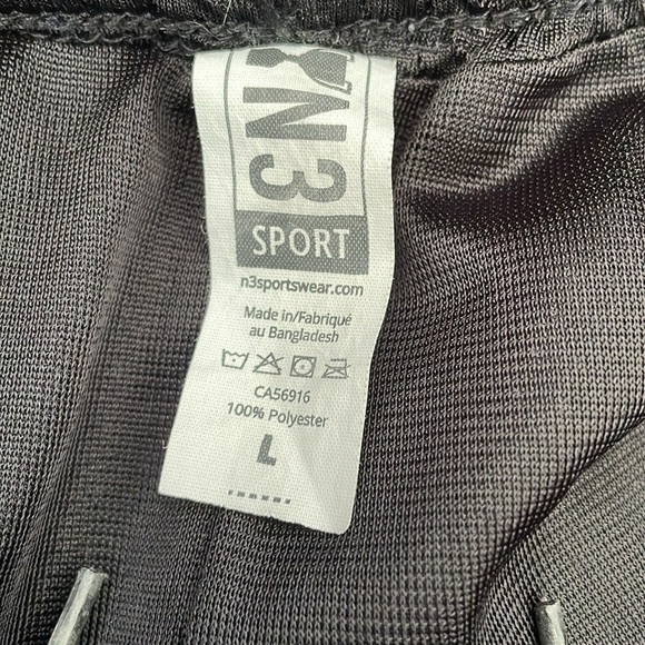 Men's N3 Sport Wild’n Out Nick Cannon “Black Team” Basketball Shorts Large - Picture 13 of 13